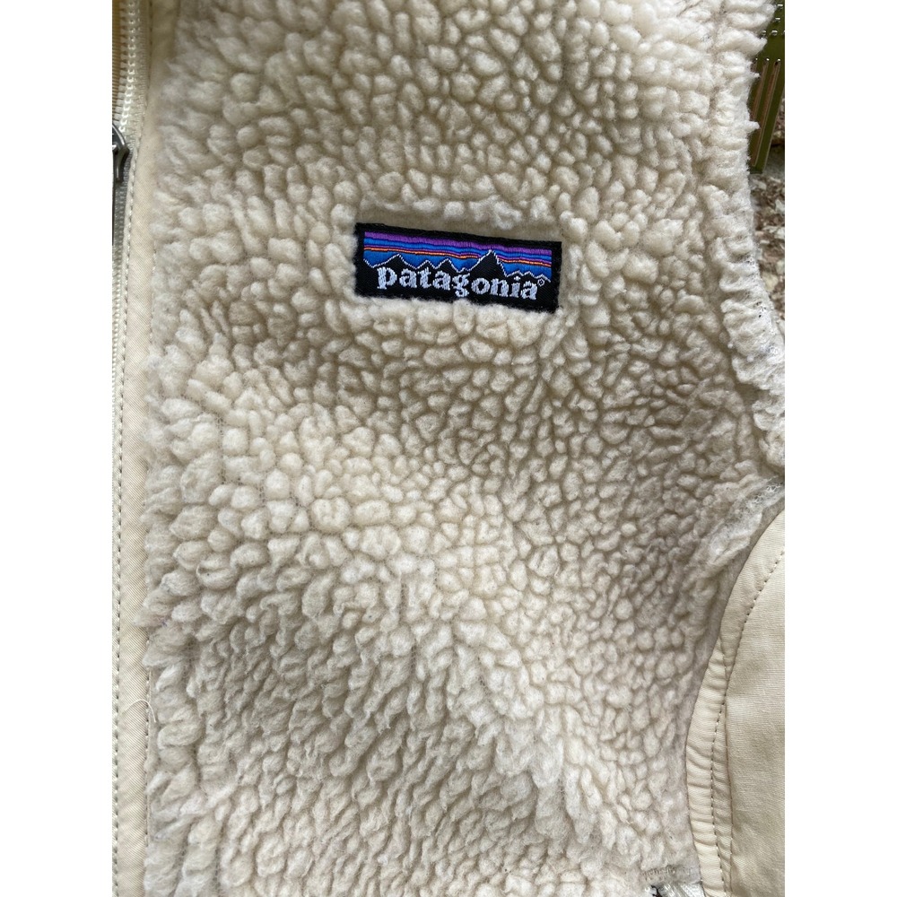 Patagonia Retro-X Fleece Vest Cream Full Zip Small Windproof Gorpcore Outdoors - Picture 4 of 7